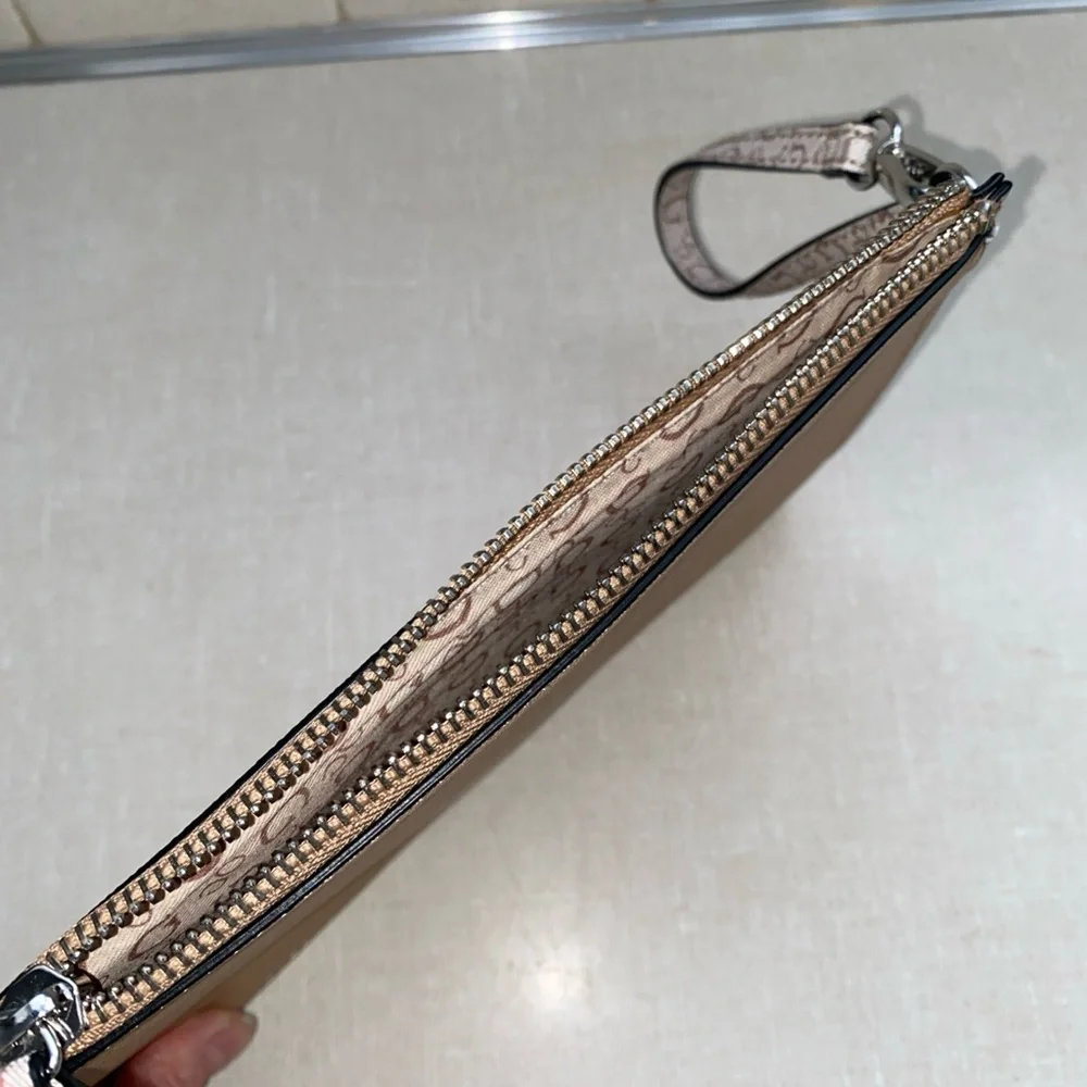 Guess‎ Tan Wristlet Bag